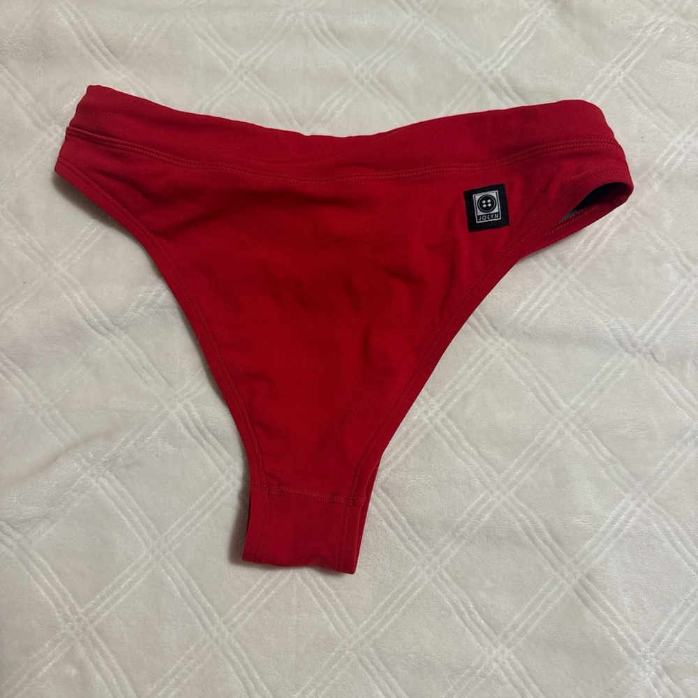 Jolyn Clothing Red Bikini Bottom